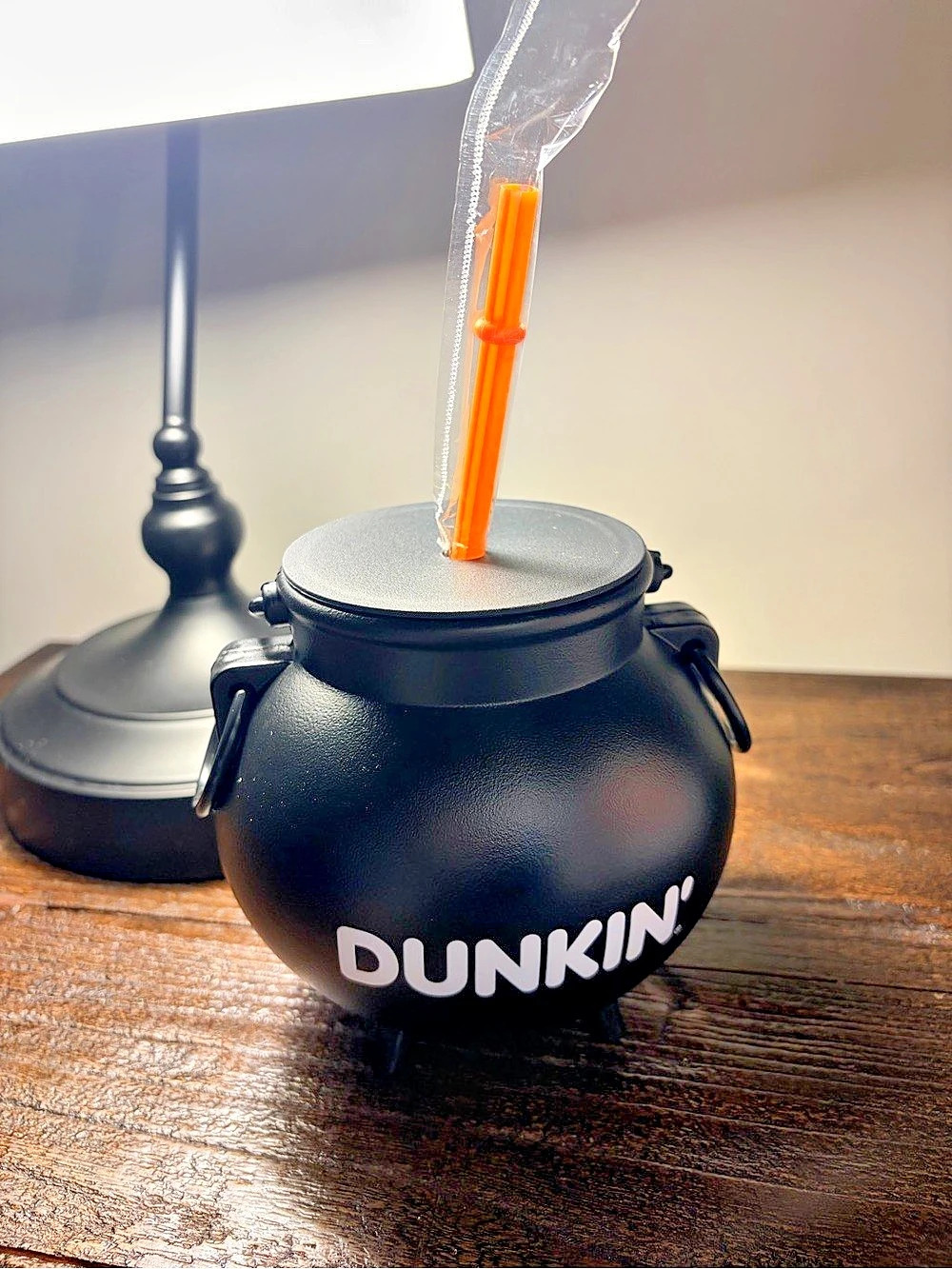 Dunkin' Halloween Cauldron Tumbler Black & Orange Halloween 2026